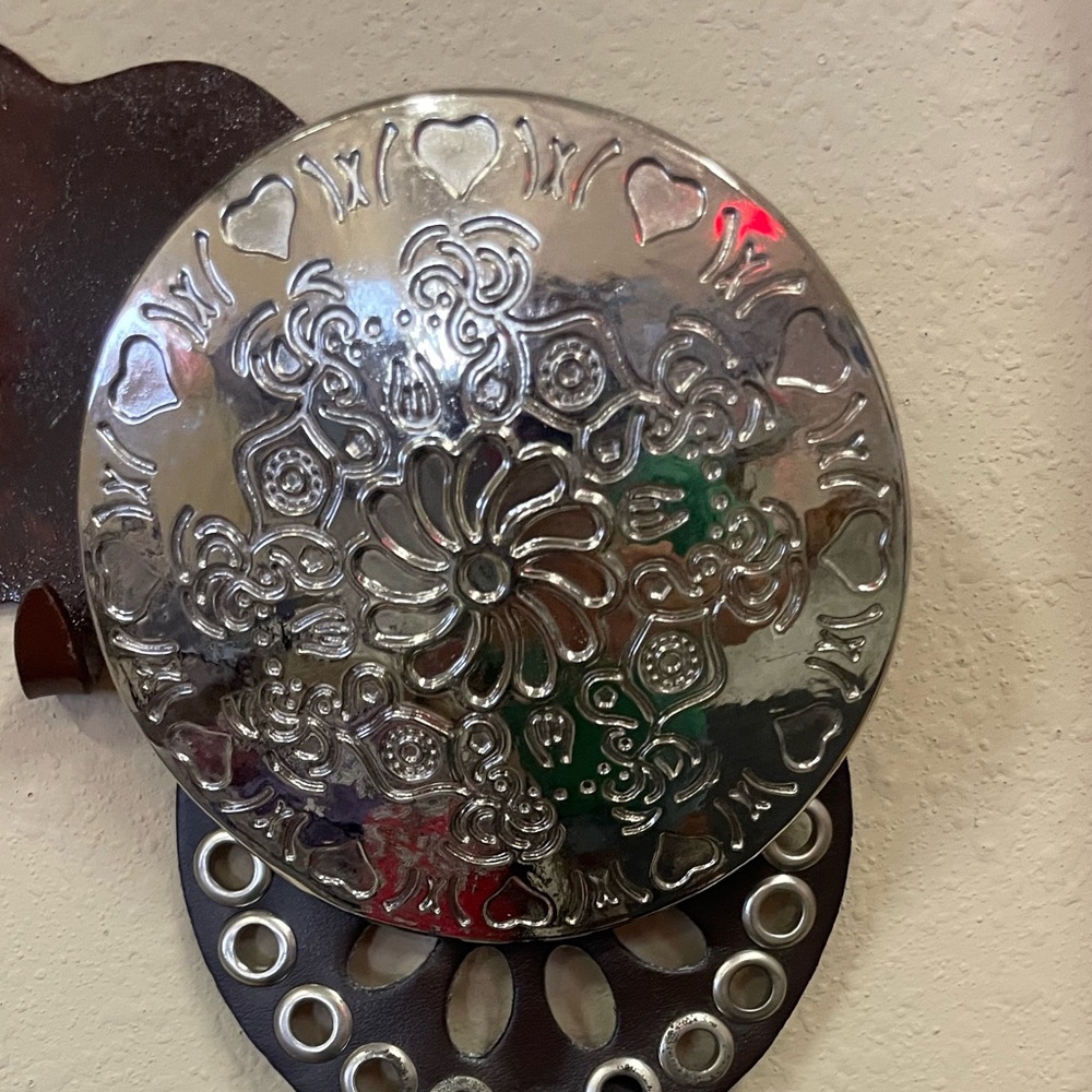 Concho belt brown